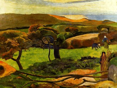 Landscape from Brittany by Paul Gauguin